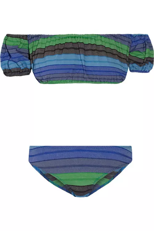 Costum de baie, Lisa Marie Fernandez, 249 euro, www.net-a-porter.com