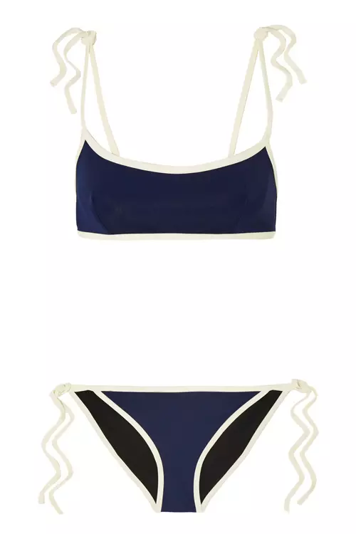 Costum de baie, Solid and Stripes, 140 euro, www.net-a-porter.com