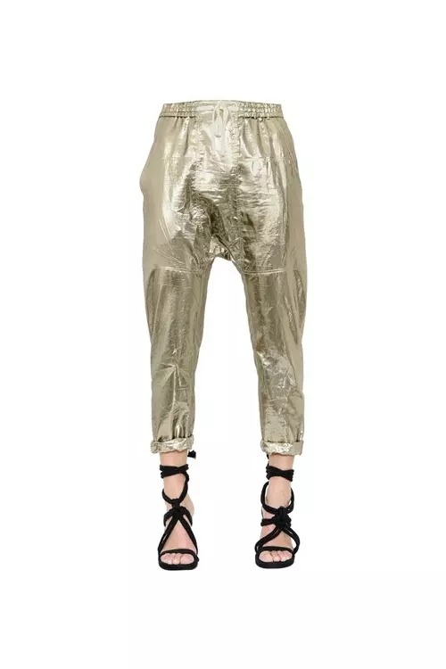 Pantaloni din matase, Isabel Marant, 1.391 lei, www.luisaviaroma.com