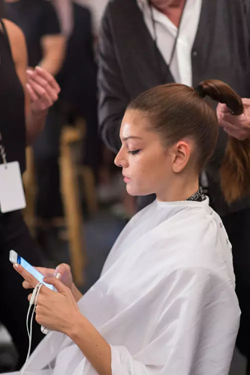 Reem Acra colectia primavara vara 2016 backstage (10)