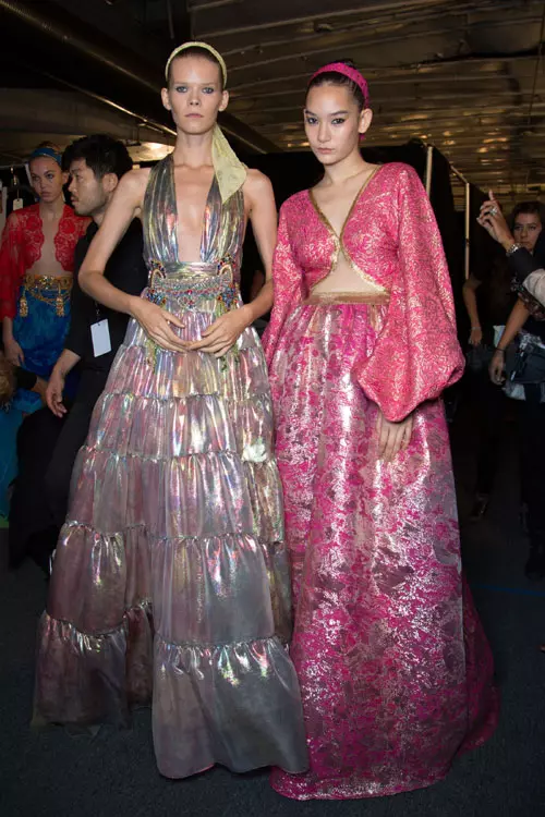 Reem Acra colectia primavara vara 2016 backstage (28)