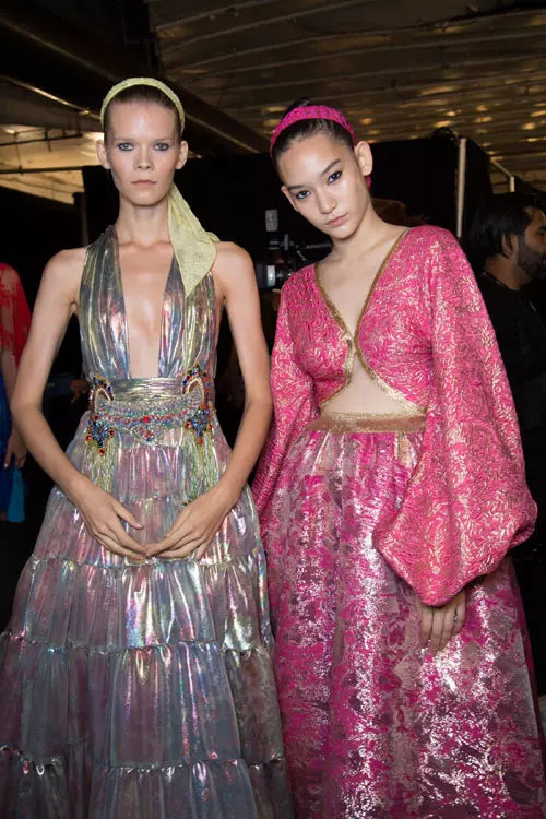 Reem Acra colectia primavara vara 2016 backstage (29)
