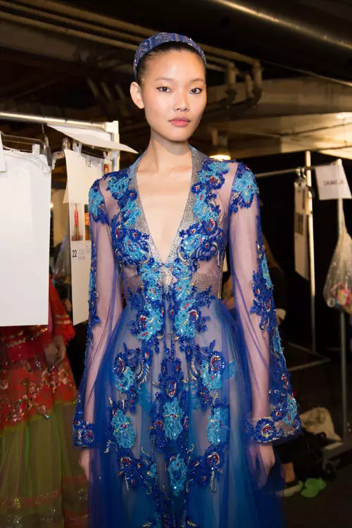Reem Acra colectia primavara vara 2016 backstage (33)