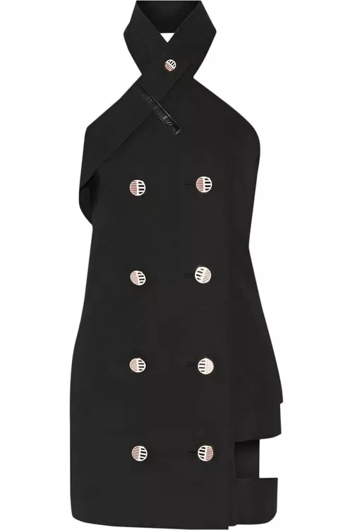 Rochie din bumbac, Anthony Vacarello, 276 euro, www.net-a-porter.com