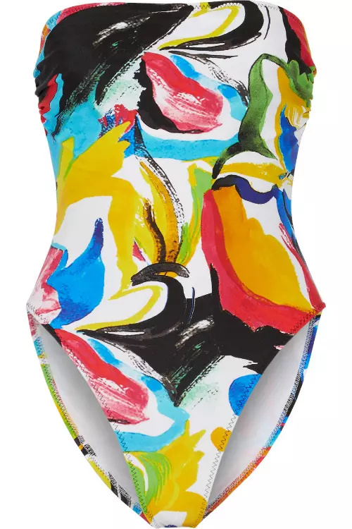 Costum de baie, Norma Kamali, 184 euro, www.net-a-porter.com
