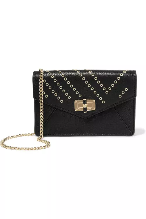 Geanta din piele cu accesorii  din metal, Diane Von Furstenberg, 597 lei, magazinul Sport Couture