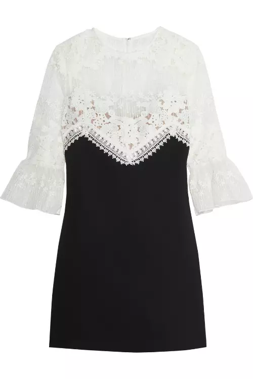 Rochie din dantela si matase, Self Portrait, 1.494 lei, magazinul The Place X