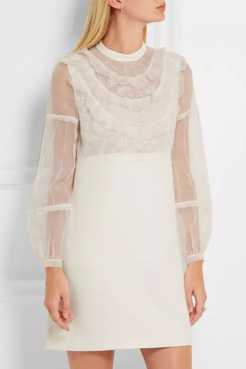 Rochie din organza, Miu Miu, 7800 lei, net-a-porter.com