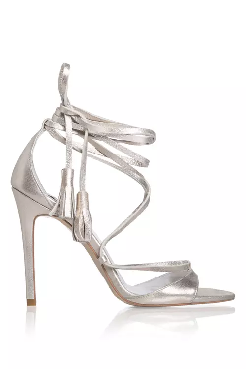 Sandale argintii, 395 lei, Smiling Shoes