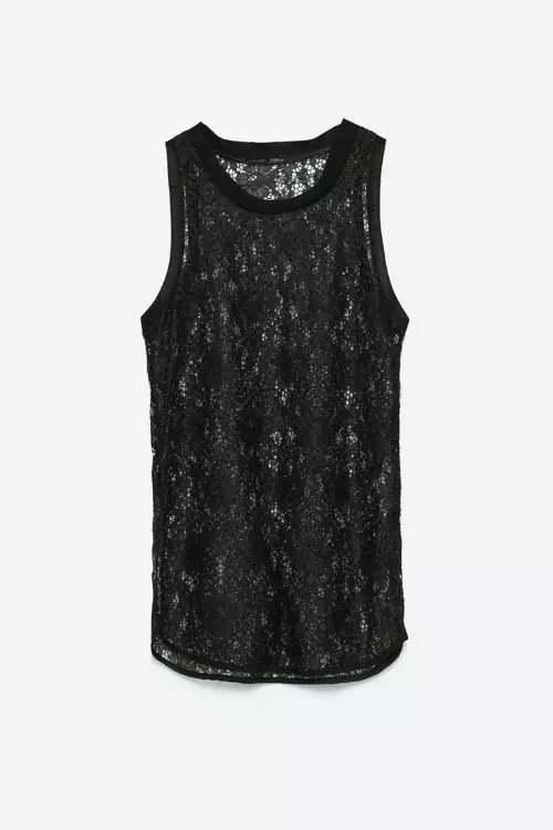Top din dantela, Zara, 79,90 lei