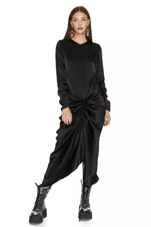 3. Rochie din viscoză, PNK Casual, 649 lei