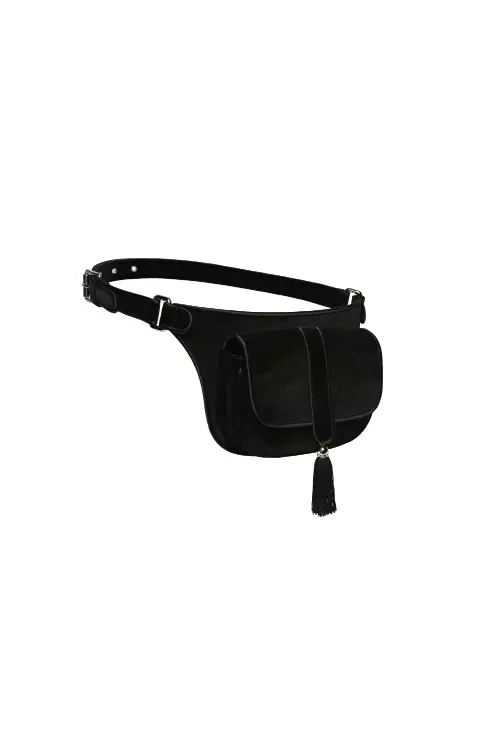 4. Borsetă din piele velur, Alberta Feretti, cu prețul la cerere, magazinul Distinto Couture