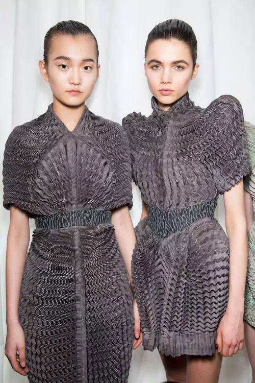Iris van Herpen colectia toamna iarna 2016-2017 backstage (17)