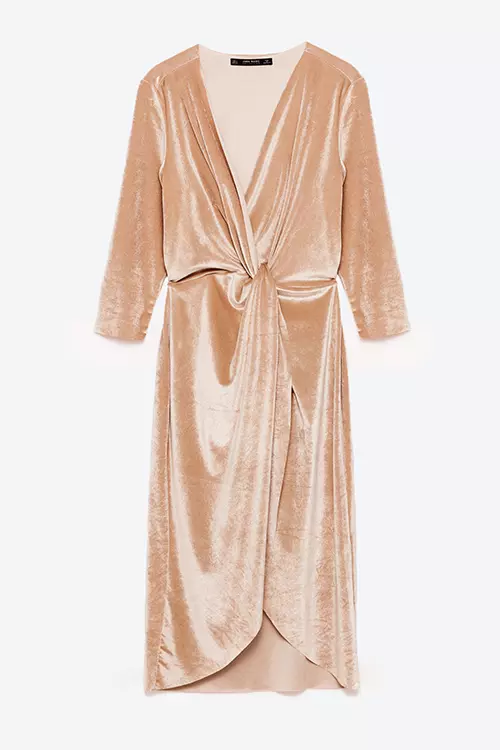 Rochie din catifea, Zara, 149.99 lei