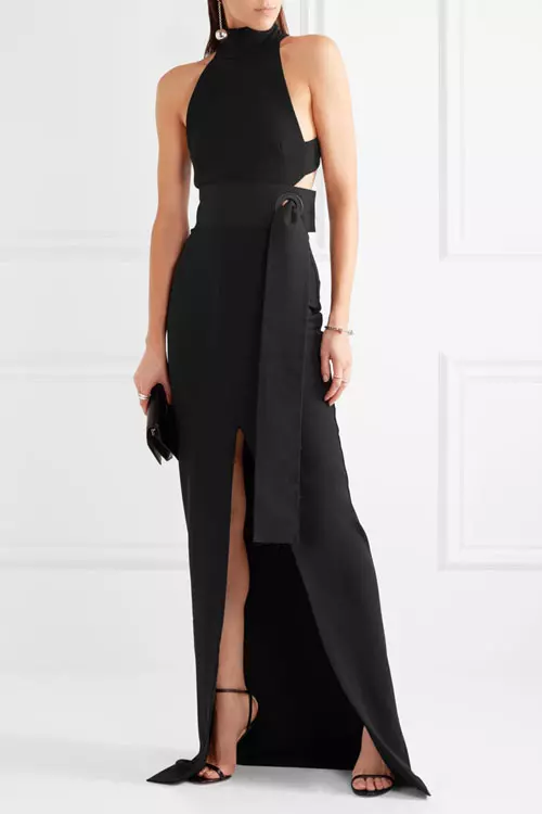 Rochie lunga din crep, Solace London, 1.709 lei