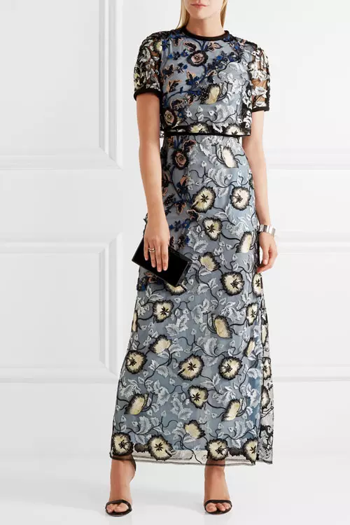 Rochie maxi cu broderii, Self-Portrait, 2.339 lei