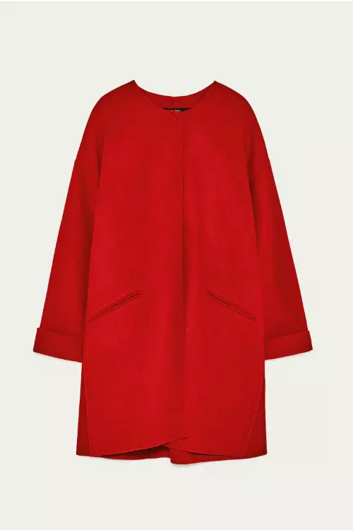 Palton din stofa, Zara, 349,90 lei