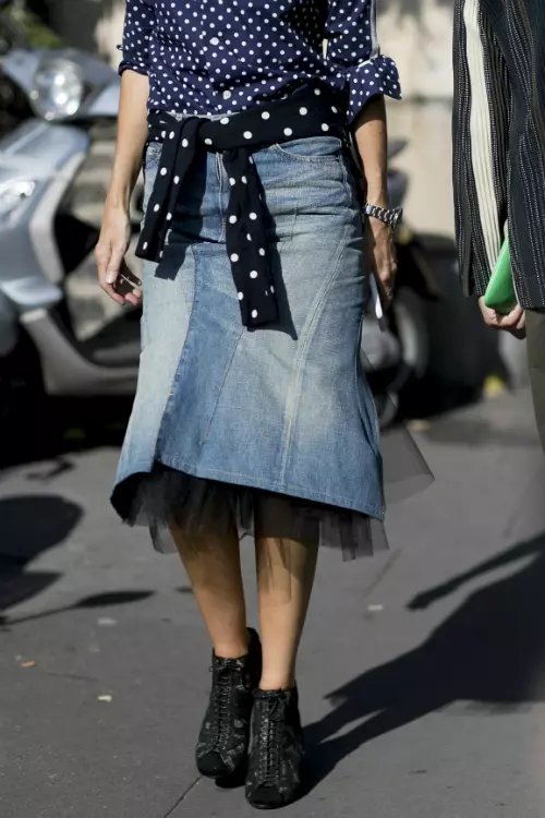 Fusta din denim