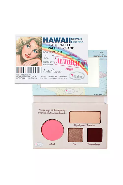 Paleta de machiaj Autobalm Hawaii, The Balm, 75 lei, Douglas