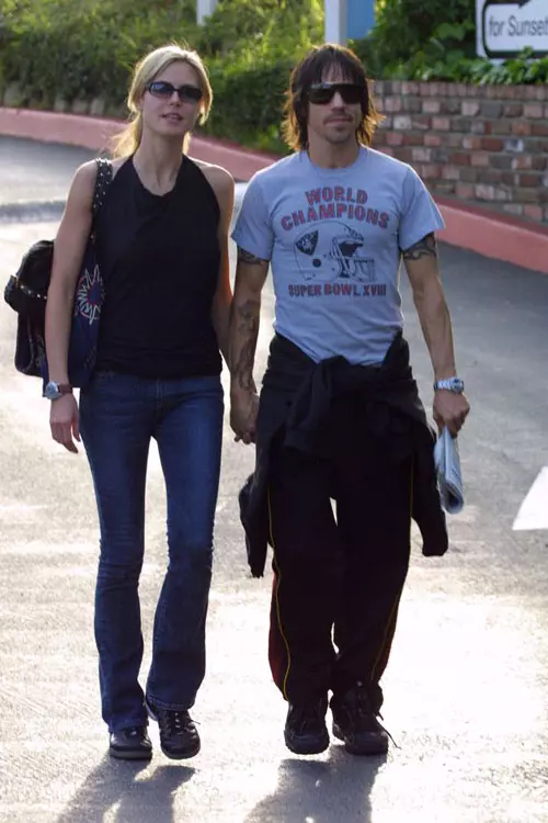Anthony Kiedis si Heidi Klum