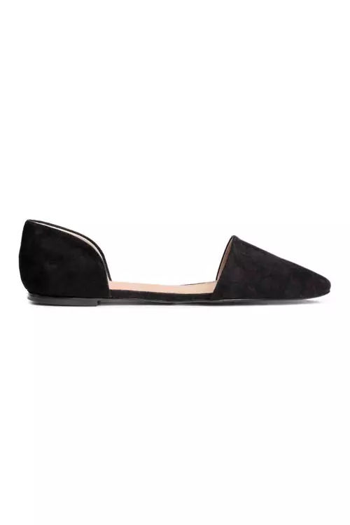 Balerini decupati pe laterale, 89,90 lei, H&M