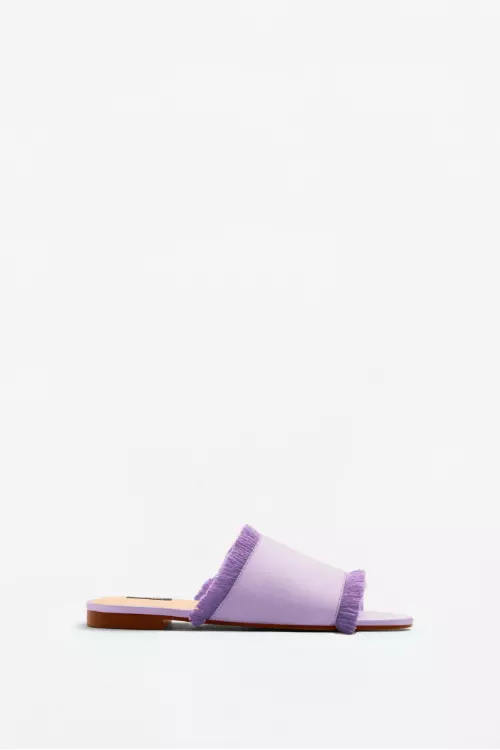 Papuci din material textil, Mango, 139,90 lei