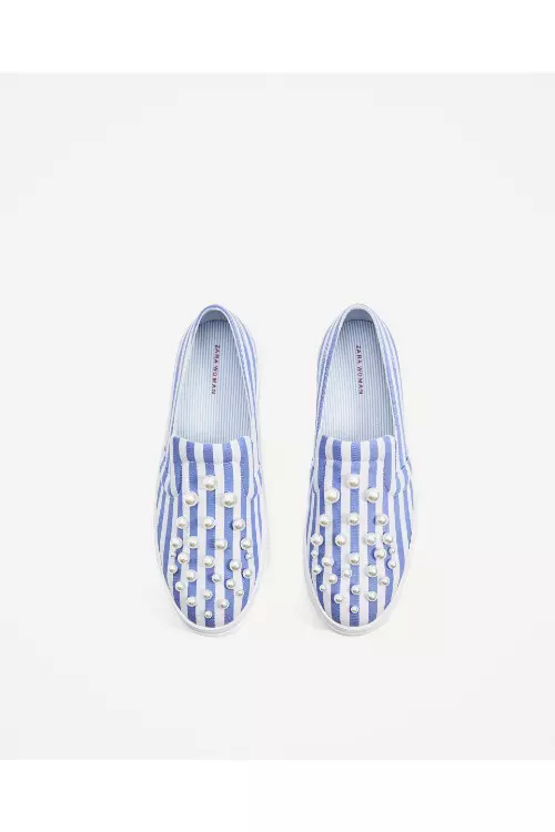 Pantofi sport cu perle, Zara, 129.90 lei