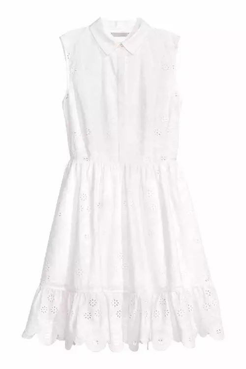 Rochie brodata, H&M, 199 lei