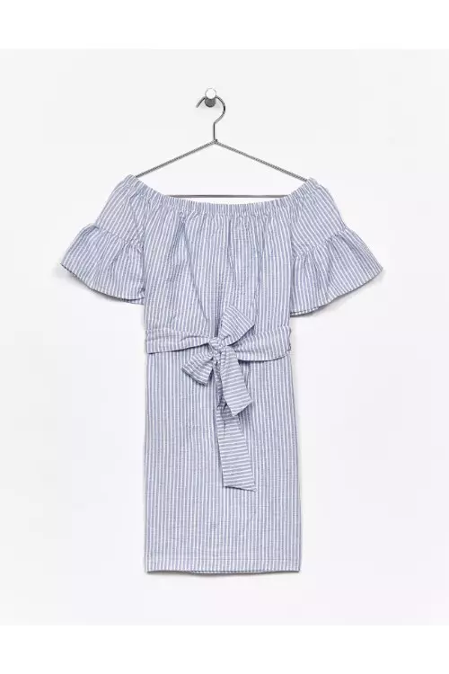 Rochie din bumbac, Bershka, 59.90 lei