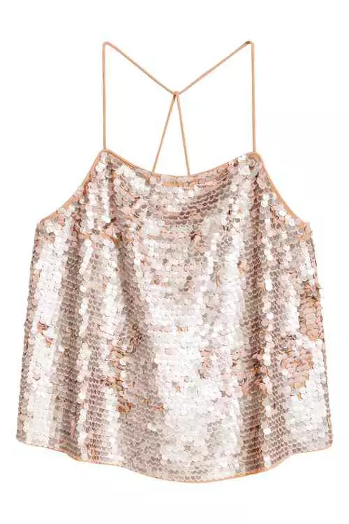 Top cu paiete, H&M, 129.90 lei