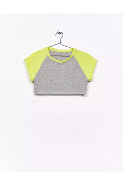 Tricou cropped, Bershka, 19.90 lei