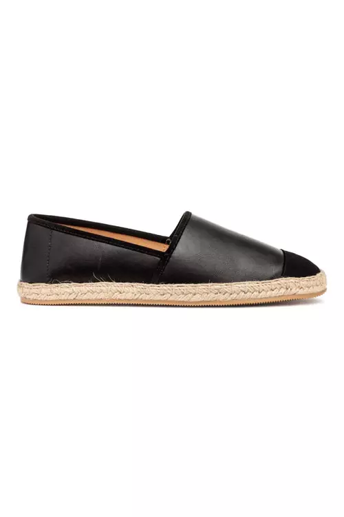 Espadrile din piele ecologica, H&M, 69,90 lei