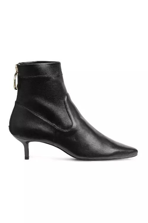 Botine din piele, H&M, 279,90 lei