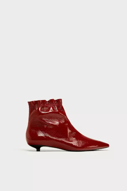 Botine din piele, Zara 349,90 lei