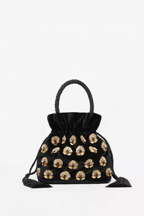 Geanta din catifea Mango 199,90 lei