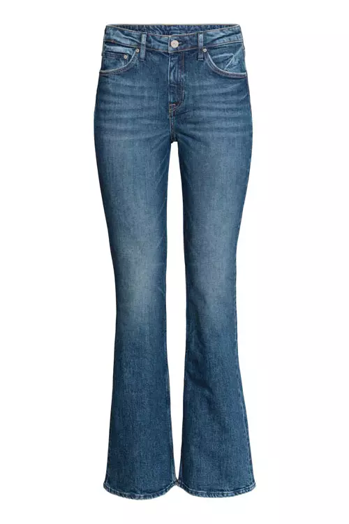 Jeans usor evazati, H&M, 159 lei