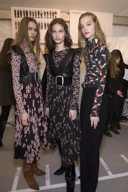 Isabel Marant colectia toamna iarna 2017-2018 backstage (21)