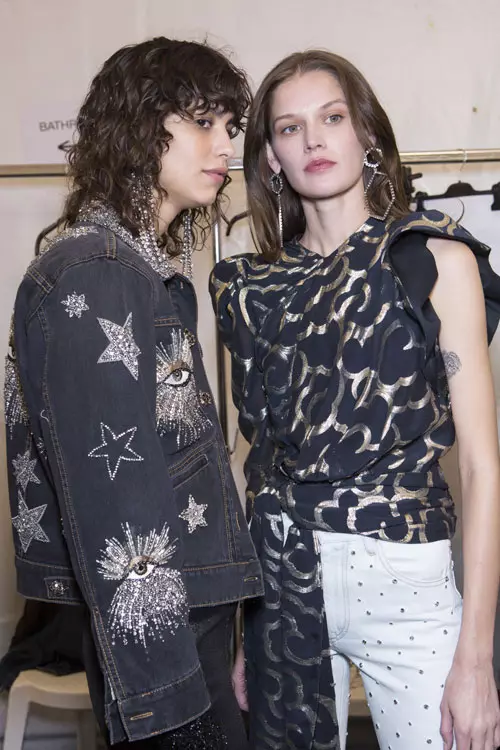 Isabel Marant colectia toamna iarna 2017-2018 backstage (32)