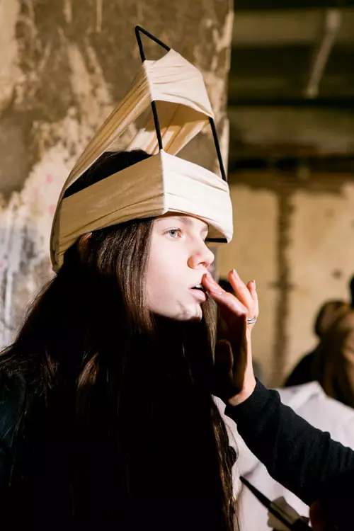 Rick Owens colectia toamna iarna 2017-2018 backstage (13)