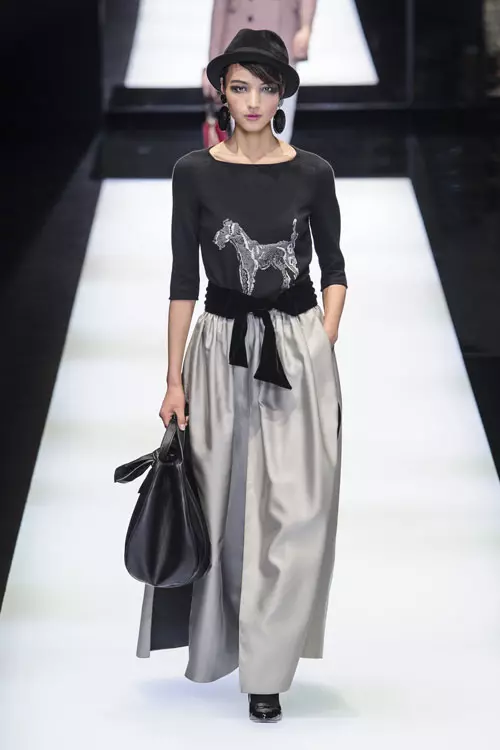 Giorgio Armani colectia toamna iarna 2017-2018 (6)