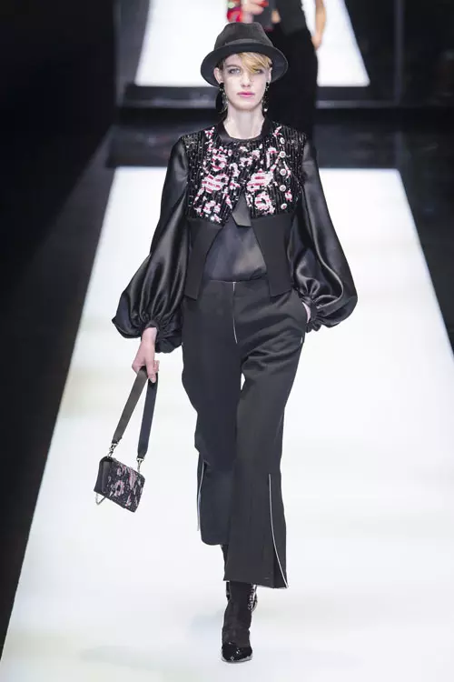 Giorgio Armani colectia toamna iarna 2017-2018 (65)