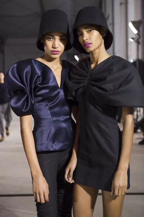 Jacquemus colectia toamna iarna 2017-2018 backstage (1)