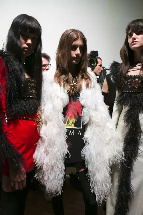 Fausto Puglisi colectia toamna-iarna 2017-2018 backstage (17)
