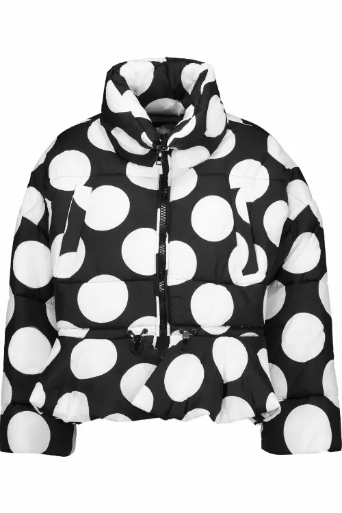 Jacheta din fas, cu puf, MSGM, 265 euro, www.theoutnet.com