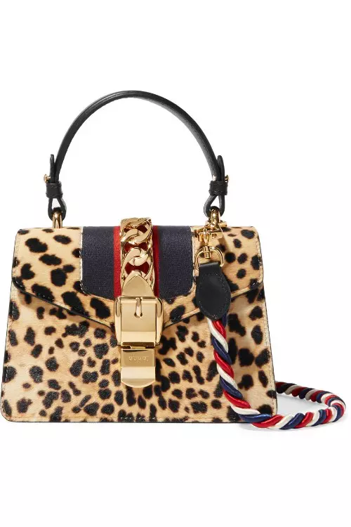 Geanta mini din piele cu imprimeu, Gucci, 2490 euro