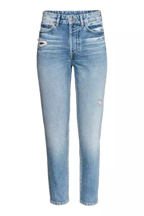 Blugi cu talie inalta, 109 lei, H&M