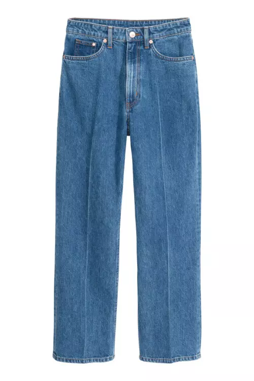 Blugi cu talie inalta, 119 lei, H&M
