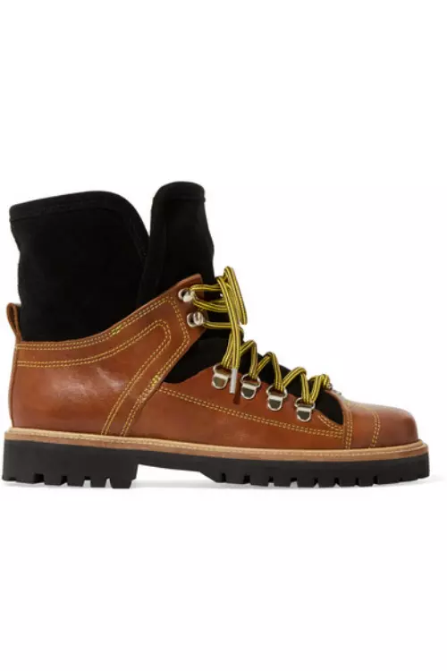 Bocanci din piele, Ganni, 350 euro, www.net-a-porter.com