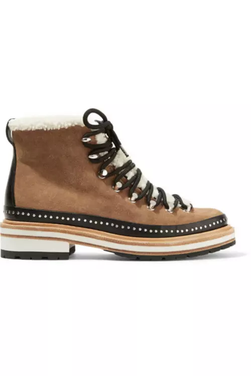 Bocanci din piele si blana, 3.175 euro, magazinul Sport Couture
