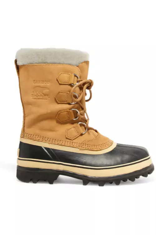 Ghete din piele si blana, Sorel, 160 euro, www.net-a-porter.com